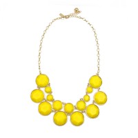 Yellow BaubleBox Double Row Statement Necklace 